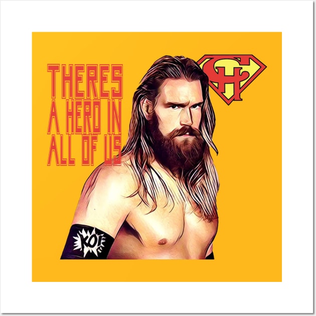 Chris Hero Wall Art by awesomeniemeier